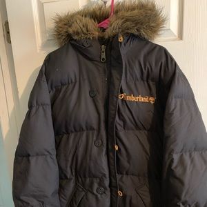 Men’s Timberland fur winter coat